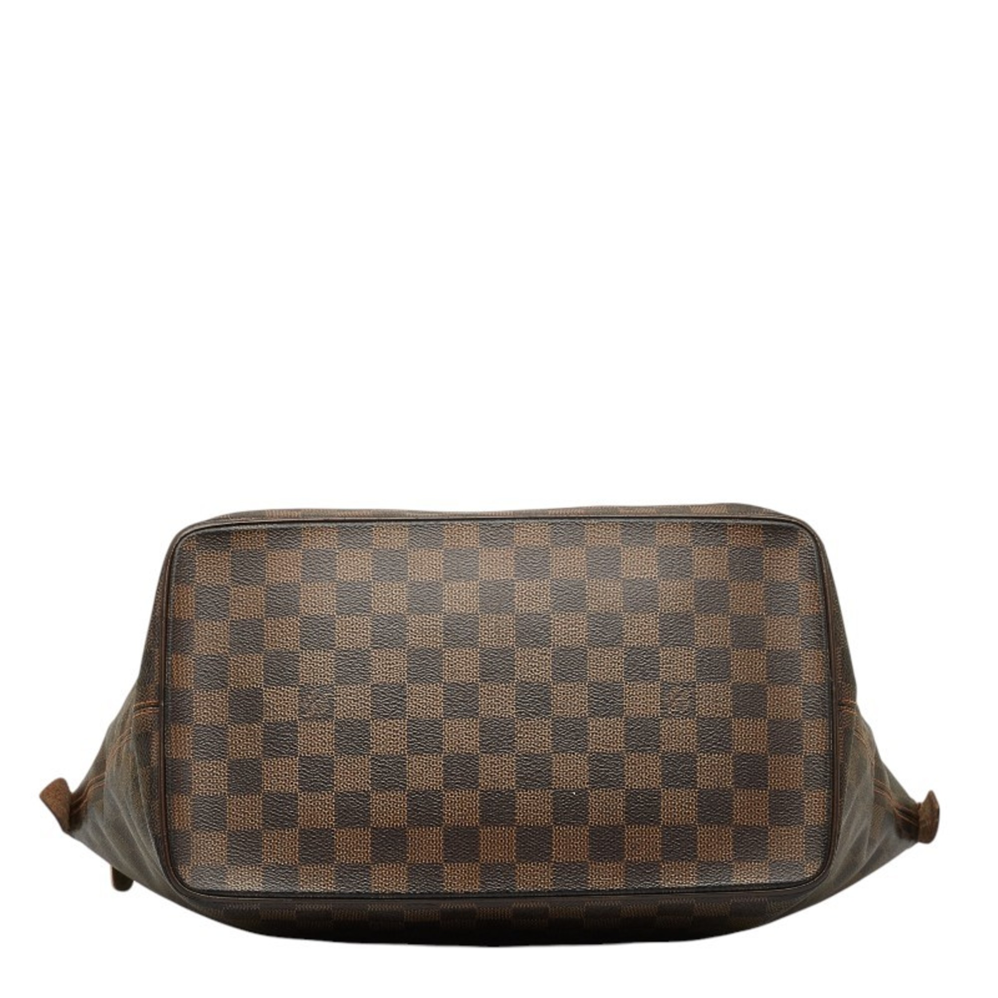 Louis Vuitton Damier Saleya MM Handbag Tote Bag N51188 Brown PVC Leather Women's LOUIS VUITTON