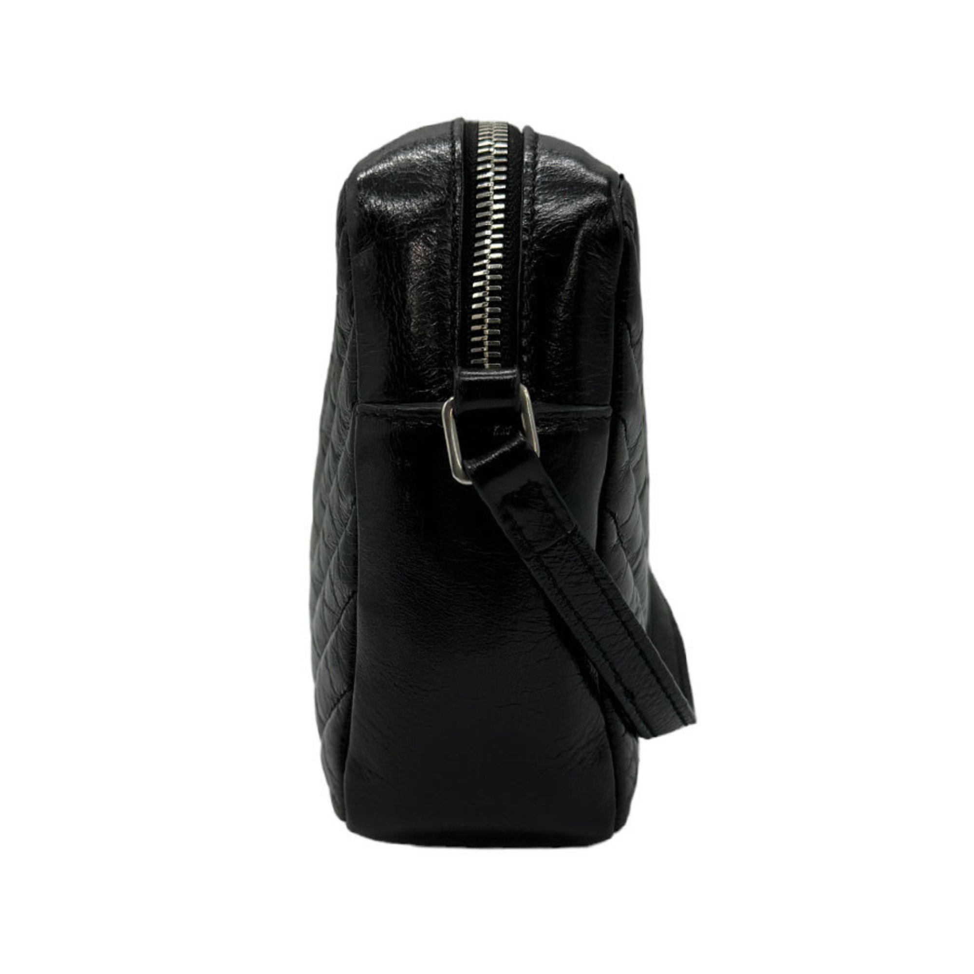 Saint Laurent shoulder bag, leather, black, women's, 468537 z0661