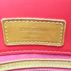 Louis Vuitton Monogram Vernis Reade PM M91221 Women's Handbag Fuchsia Pink