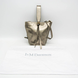J&M Davidson EQUESTA S Women's Leather Handbag,Shoulder Bag Metallic Gold