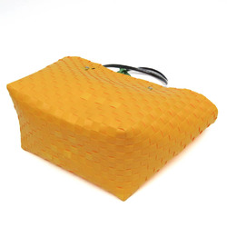 Marni Animal Basket Cat Women's Polypropylene Handbag Brown,Yellow