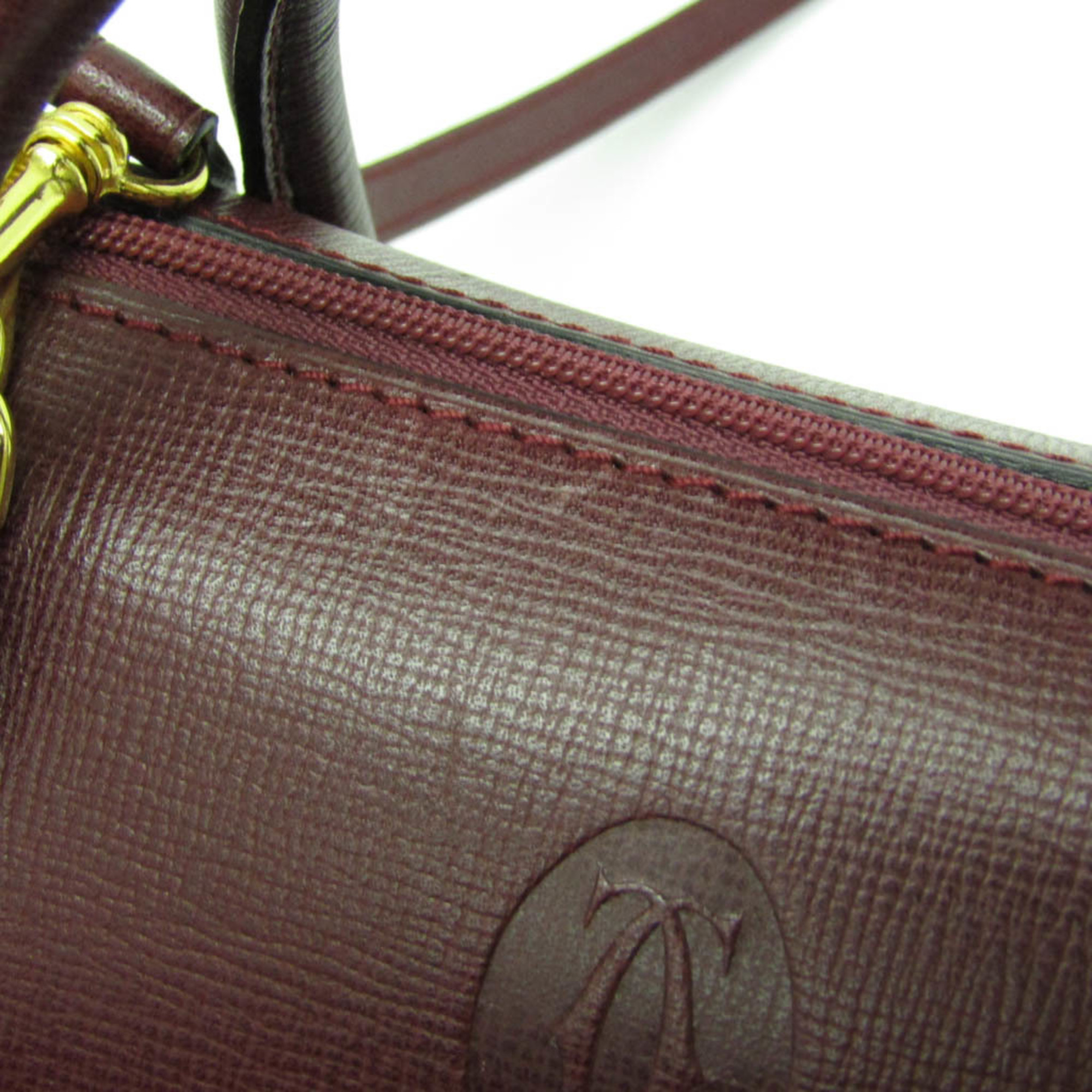 Cartier Must Women's Leather Handbag,Shoulder Bag Bordeaux