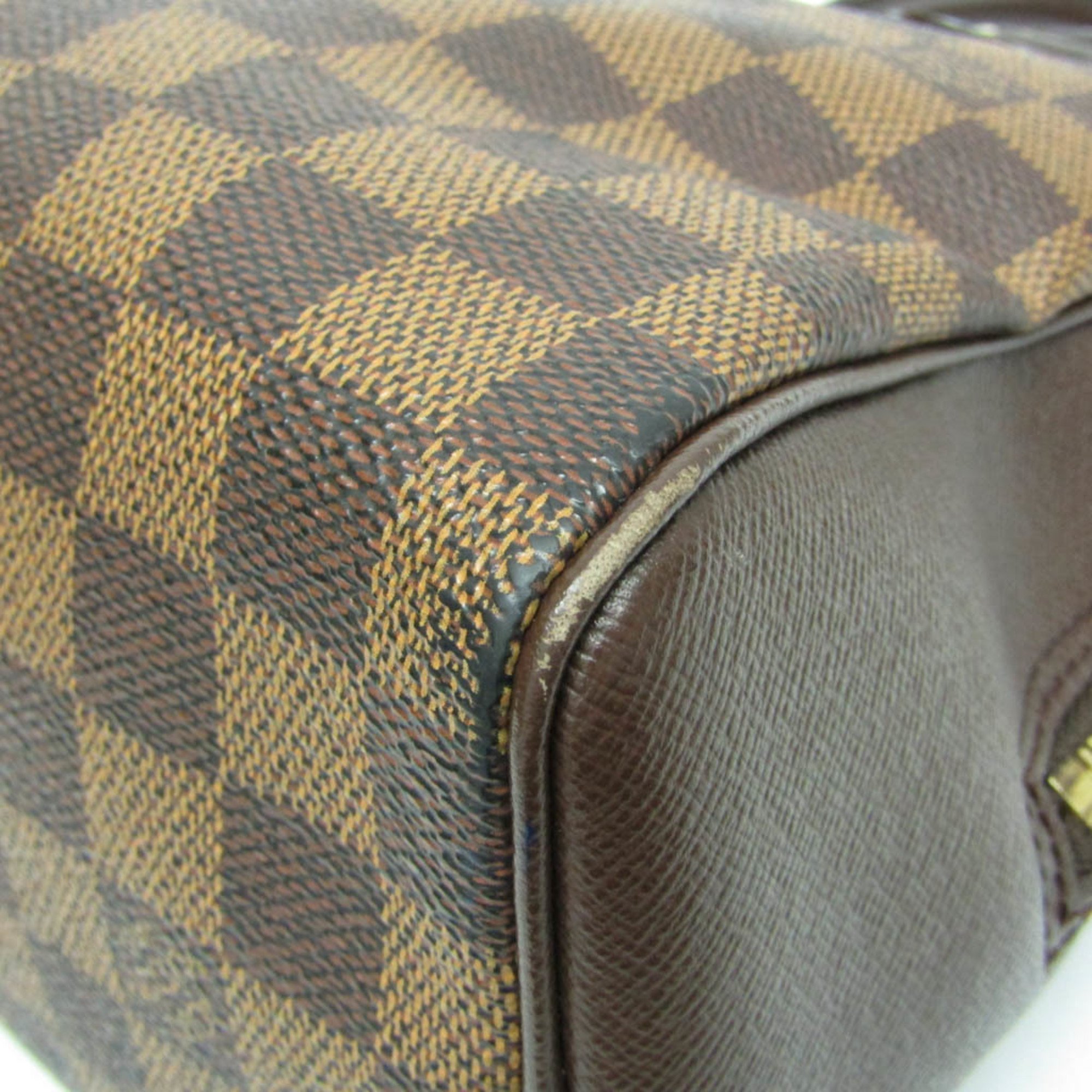 Louis Vuitton Damier Brera N51150 Women's Handbag Ebene