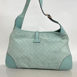 Gucci handbag 0014057 suede leather blue ladies