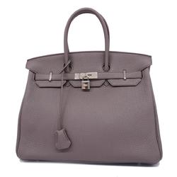 Hermes handbag Birkin 35 □P engraved Togo Etan ladies
