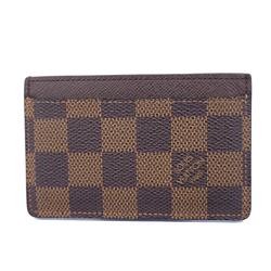 Louis Vuitton Business Card Holder/Card Case Damier Porte Carte Sample N61722 Ebene Men's/Women's