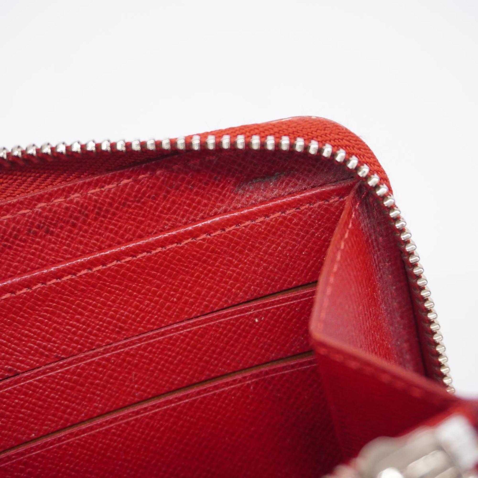 Louis Vuitton Long Wallet Epi Zippy M6007E Rouge Ladies