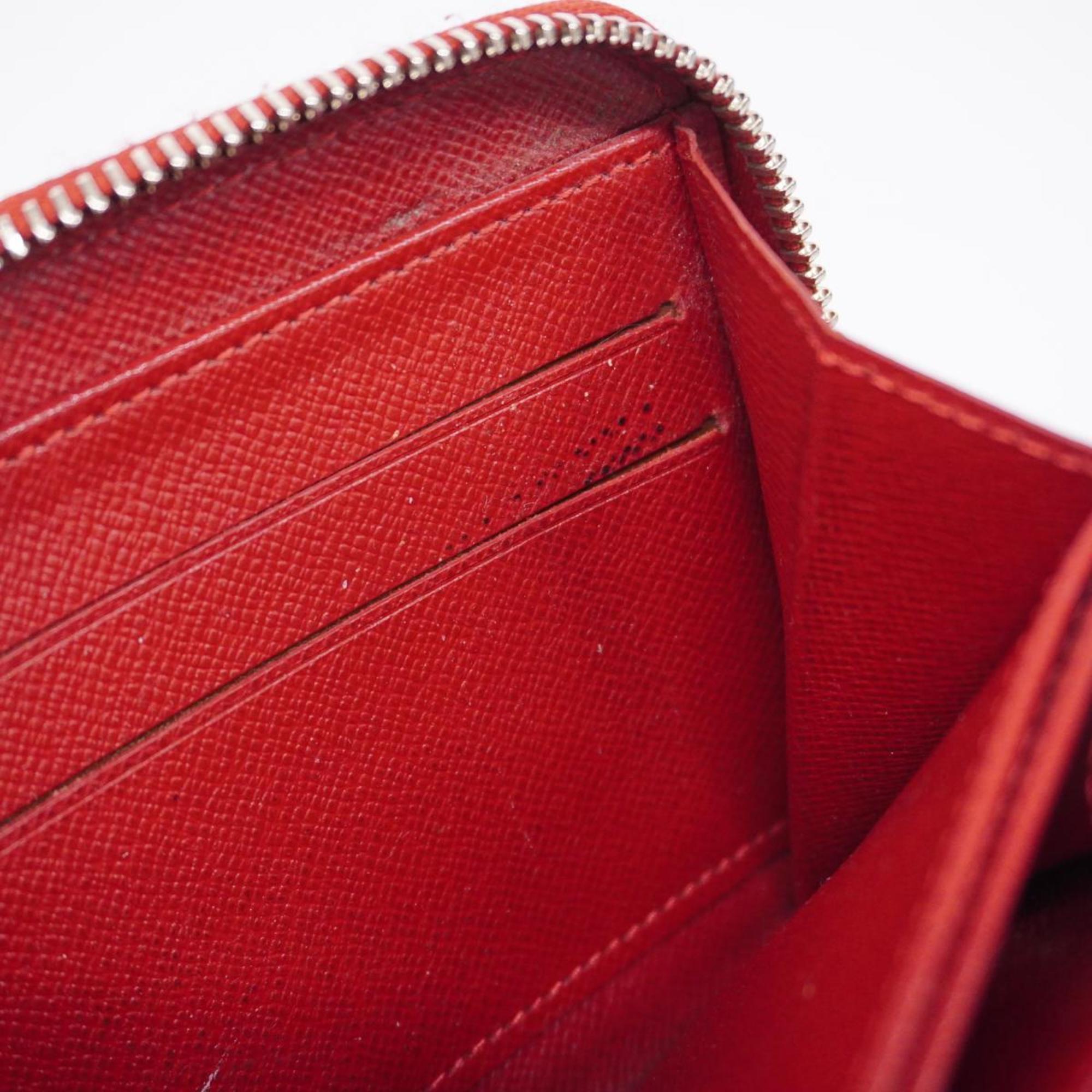 Louis Vuitton Long Wallet Epi Zippy M6007E Rouge Ladies
