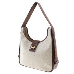 Hermes Sako Shoulder Bag Canvas A5 Snap Button Women's S222823223