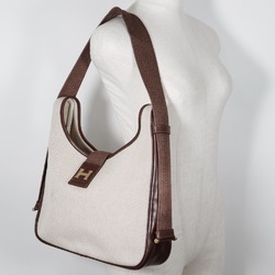 Hermes Sako Shoulder Bag Canvas A5 Snap Button Women's S222823223