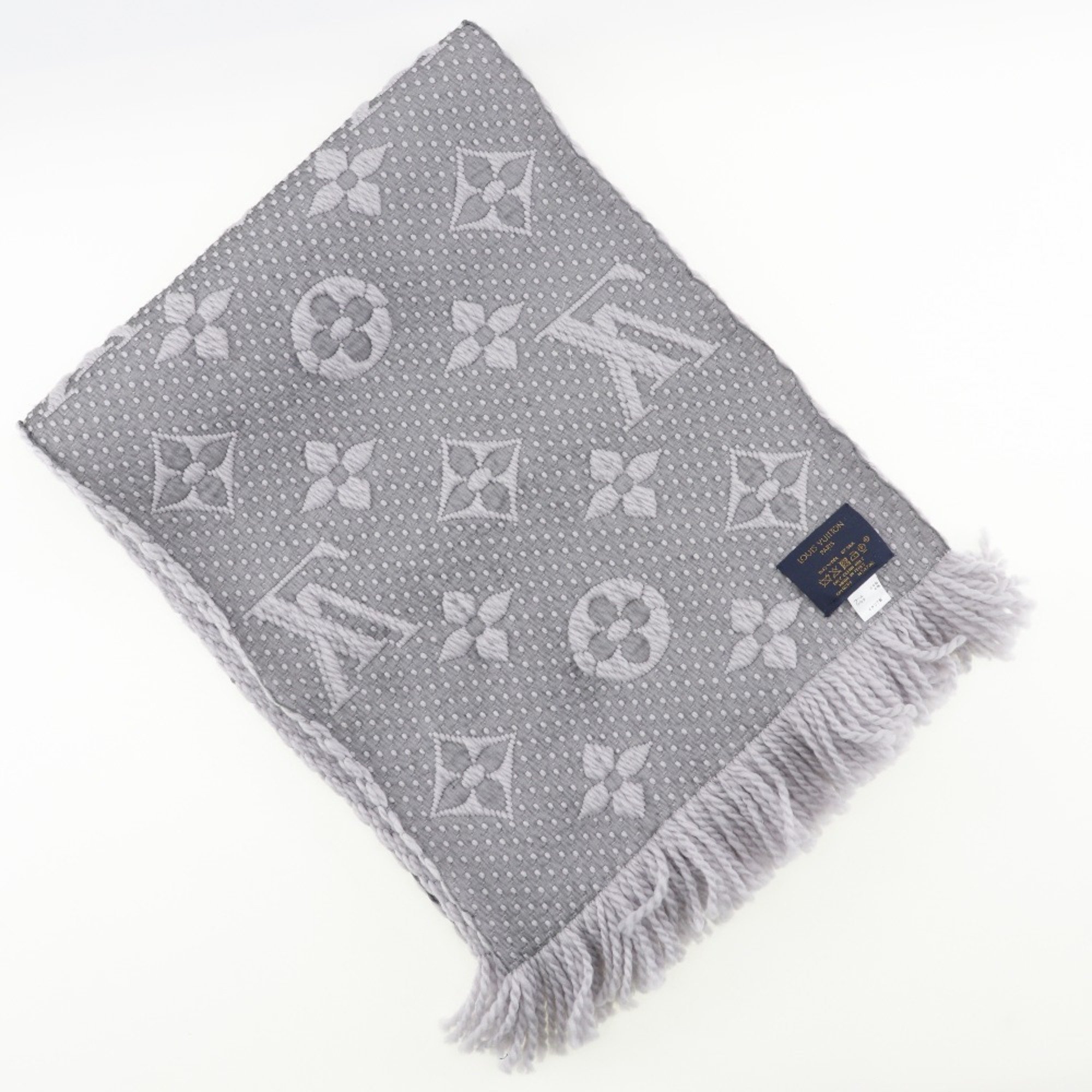 Louis Vuitton Escalp Mania Wool Scarf, Logo Mania, Unisex, I131824043