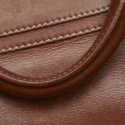 Celine Boogie Bag Handbag Tote Brown Leather Women's CELINE