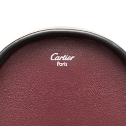 Cartier Must Line Coin Case Black Leather Men's CARTIER