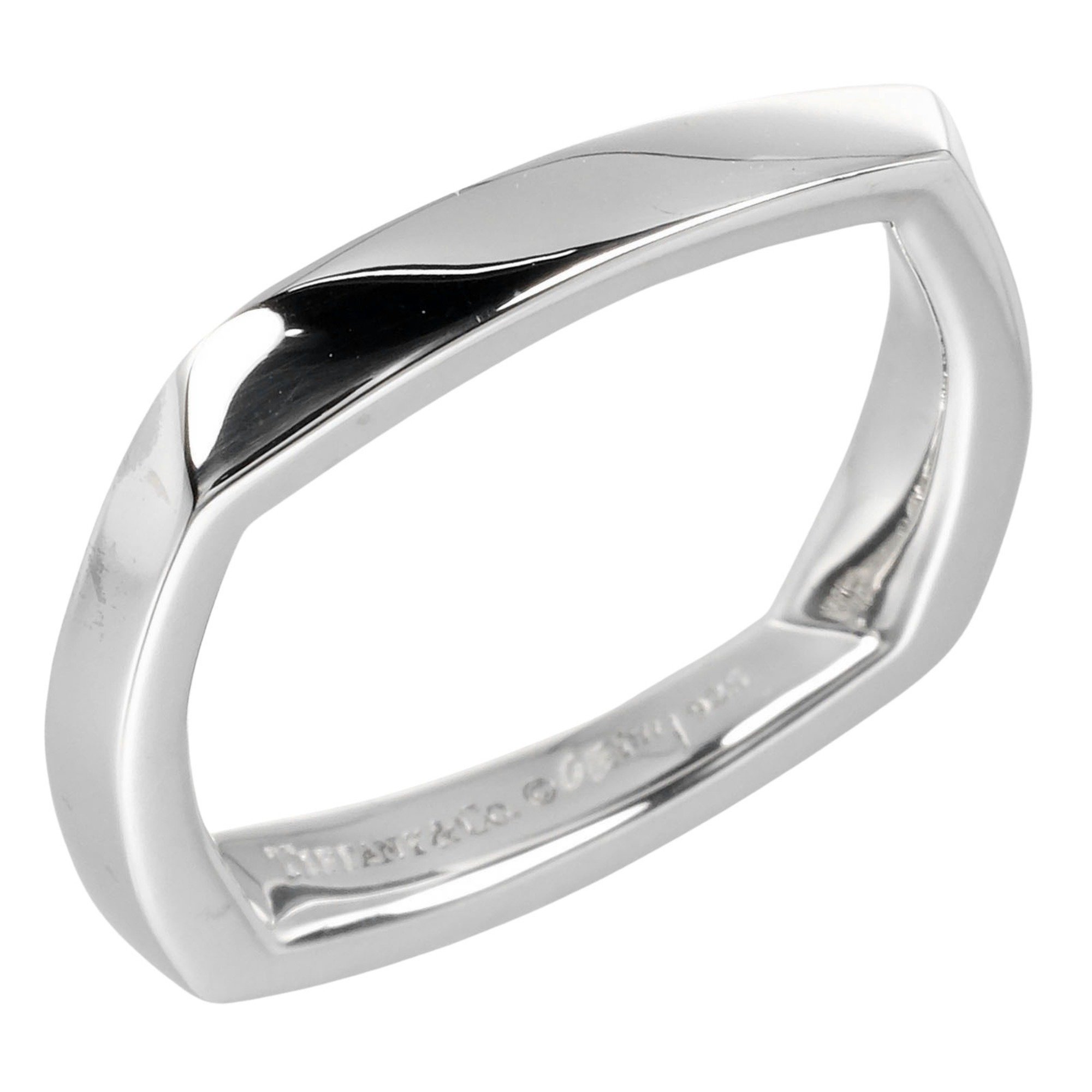 Tiffany & Co. Torque Frank Gehry size 8 ring, 925 silver, approx. 3.25g I132724009