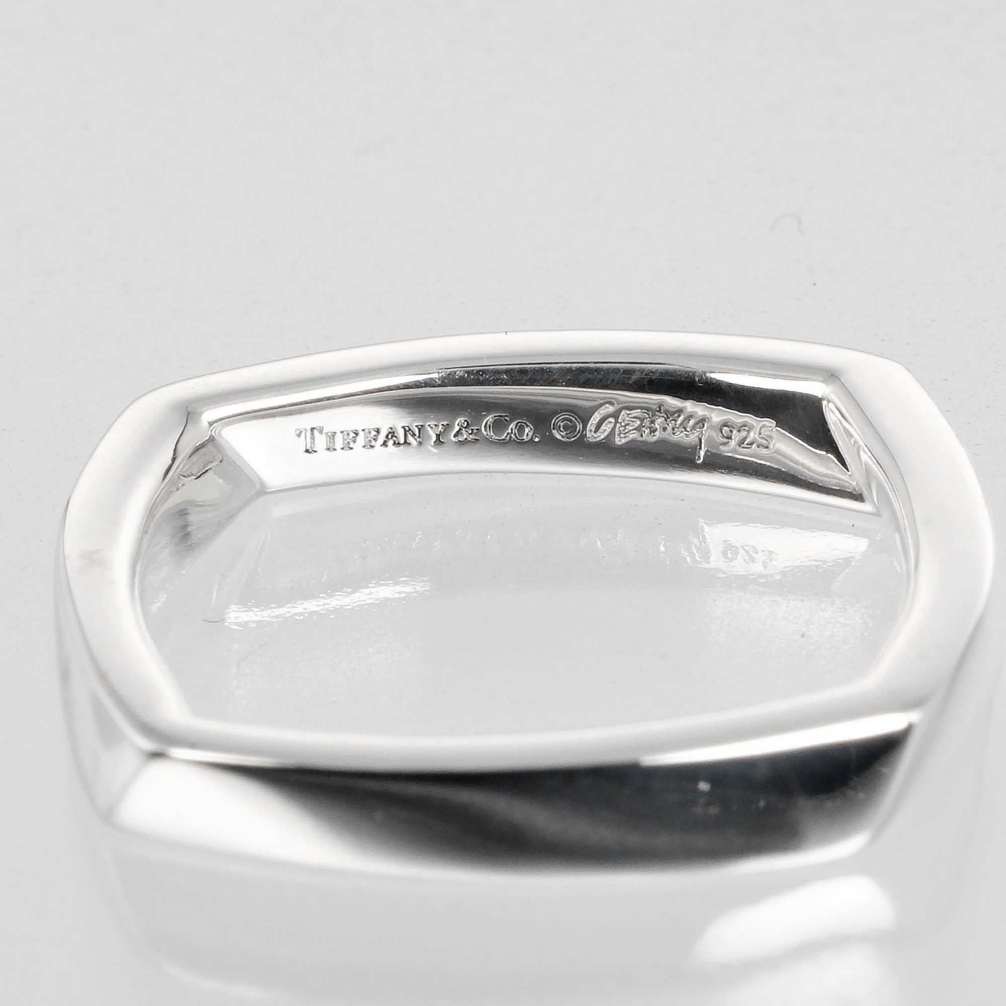 Tiffany & Co. Torque Frank Gehry size 8 ring, 925 silver, approx. 3.25g I132724009