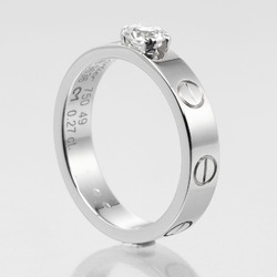 Cartier Love Solitaire Size 9 Ring 0.27ct VVS1/F/2EX/VG K18 WG White Gold Diamond I132124010