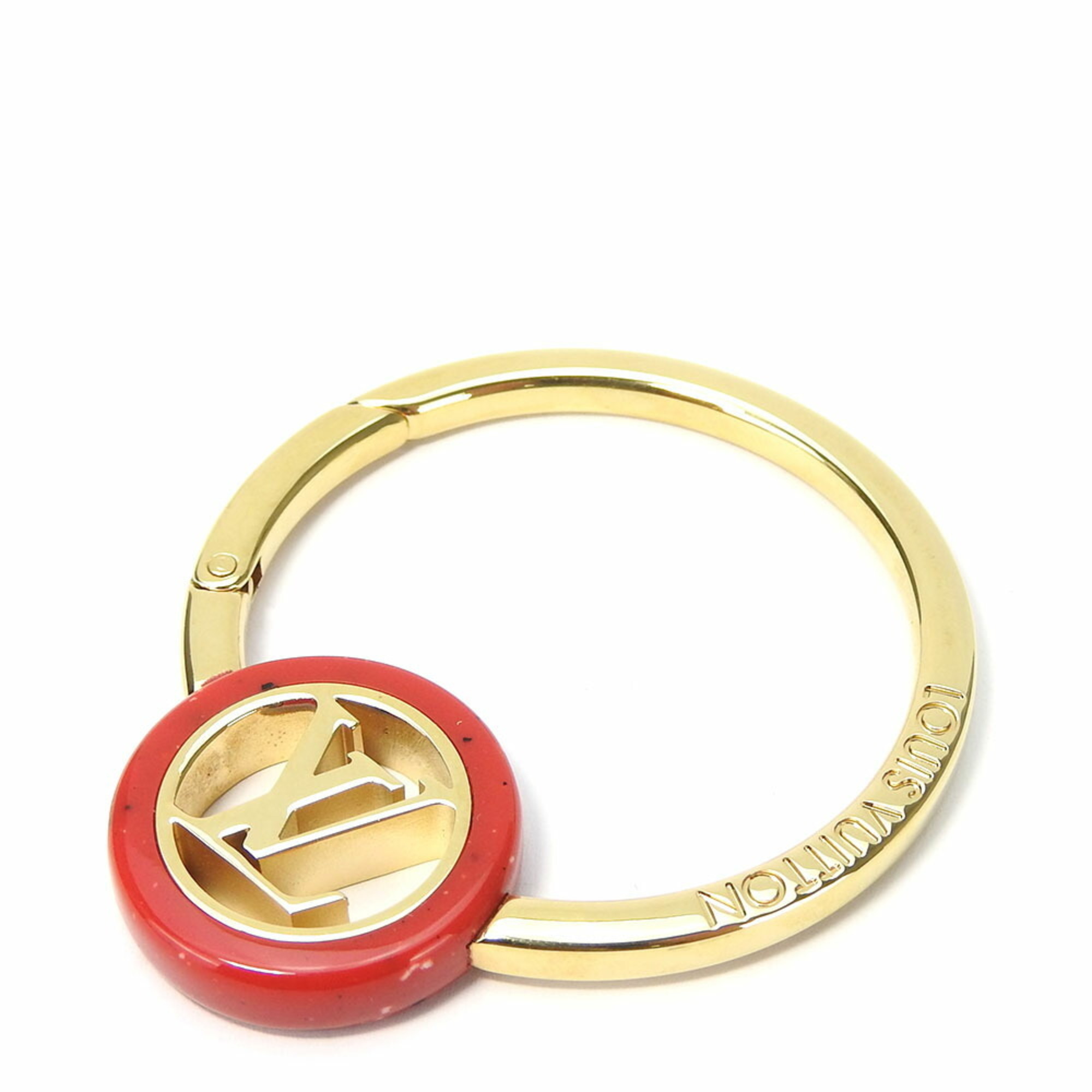 Louis Vuitton Keyring M64535 Metal Gold Red | LOUIS VUITTON