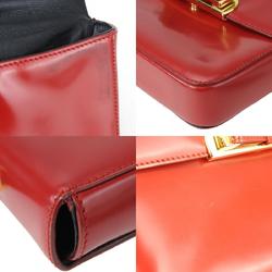 Prada Handbag BN1670 Calfskin ROSSO Red Bag Ribbon Women's PRADA