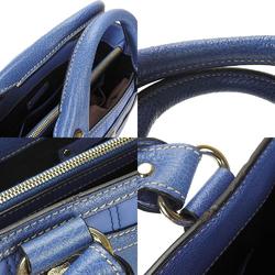 Celine Handbag Boogie Bag 134023PLA.06BM Leather Blue Women's CELINE