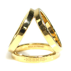 Hermes HERMES Scarf Muffler Ring Metal Gold Women's e58537a