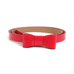 RED VALENTINO Belt Ribbon Patent Leather Red Women's r10007a