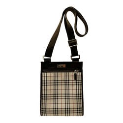 Burberry Shoulder Bag Canvas/Leather Beige/Brown Unisex z0480