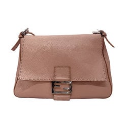 FENDI Shoulder Bag Selleria Leather Metallic Pink Women's 2381-8BR102-NDU-039 z0591