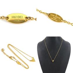 Louis Vuitton Essential V Metal Gold Necklace for Women M61083 e58539a