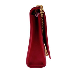 Saint Laurent shoulder bag, leather, red, women's, 364051 z0461