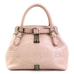FENDI handbag Selleria leather pink ladies h30205g