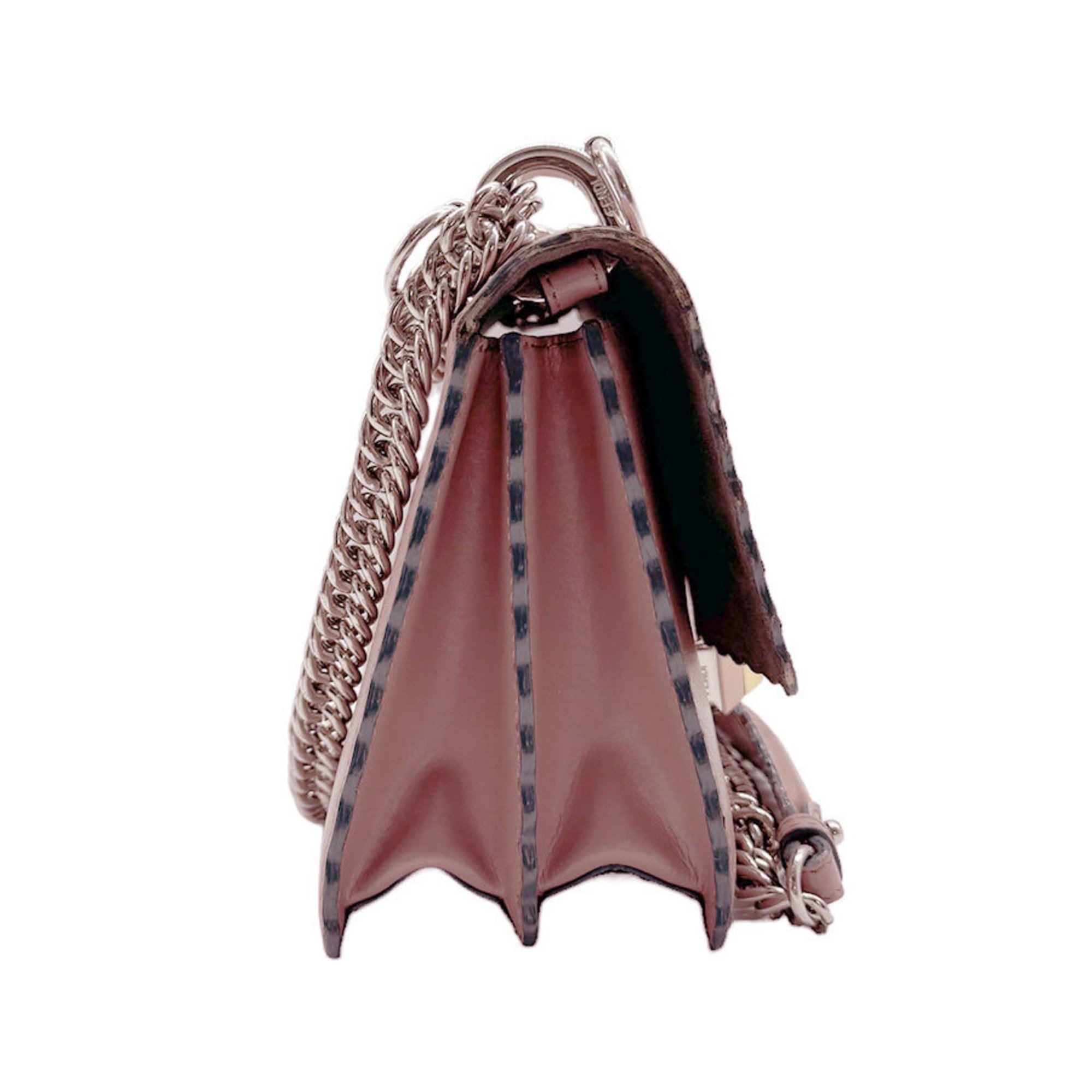 FENDI Shoulder Bag Leather Dusty Pink Women's 8M0381-OZC z0516