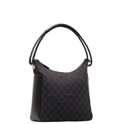 Gucci GG Canvas Bag 001 3766 Black Leather Women's GUCCI