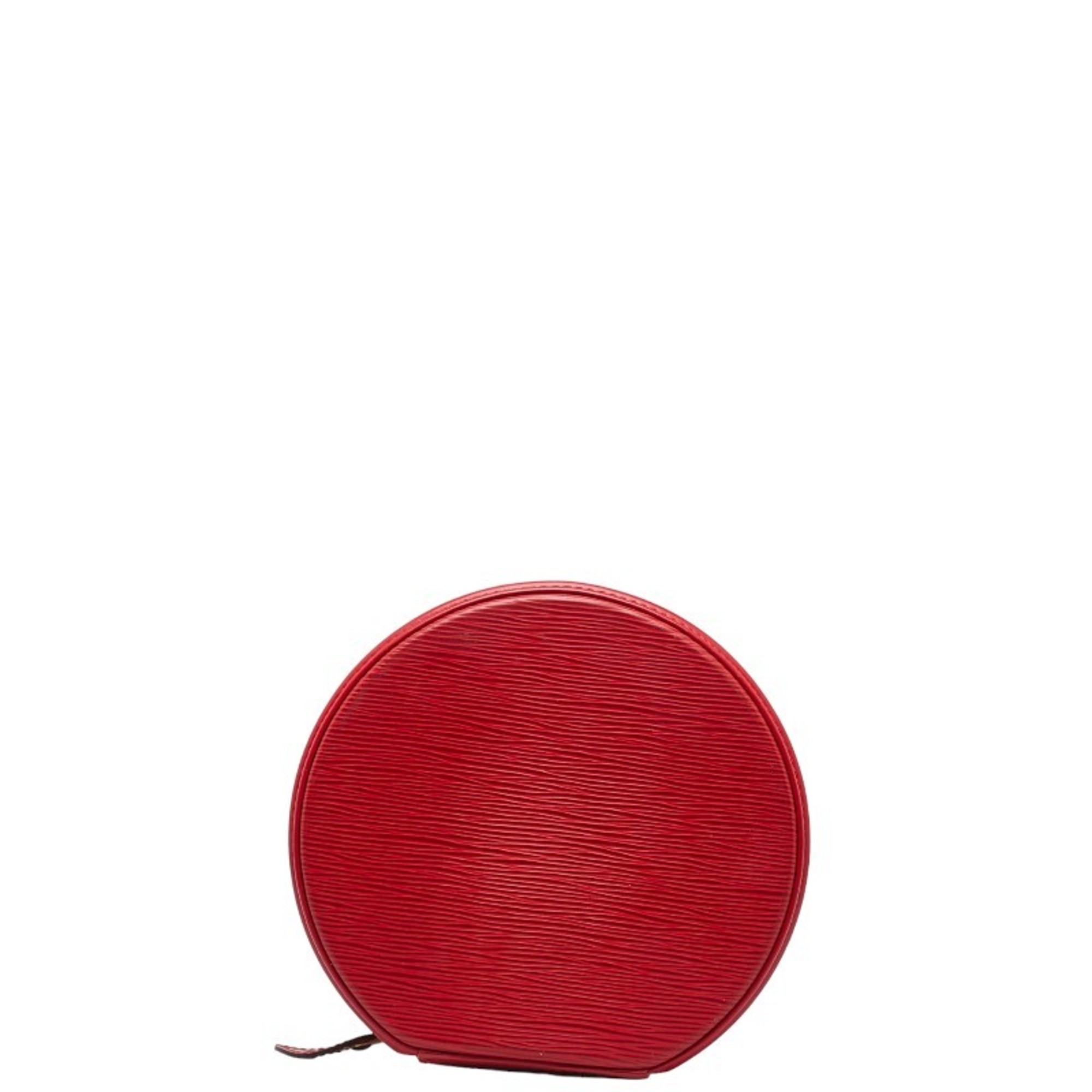 Louis Vuitton Epi Cannes Handbag Vanity Bag M48037 Castilian Red Leather Women's LOUIS VUITTON