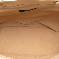 Burberry Nova Check Handbag Tote Bag Beige Canvas Leather Women's BURBERRY