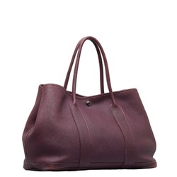 Hermes Garden PM Handbag Tote Bag Rouge Ash Purple Negonda Women's HERMES