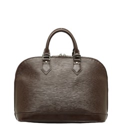 Louis Vuitton Epi Alma Handbag M5214D Mocha Brown Leather Women's LOUIS VUITTON