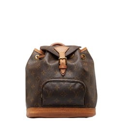 Louis Vuitton Monogram Montsouris PM Backpack M51137 Brown PVC Leather Women's LOUIS VUITTON
