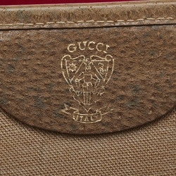 Gucci GG Plus Sherry Line Tote Bag Brown PVC Leather Women's GUCCI