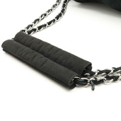 CHANEL 2.55 Matelasse Chain Shoulder Bag Mouton Leather Black