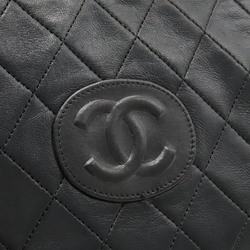 CHANEL Matelasse Tote Bag Chain Shoulder Leather Black