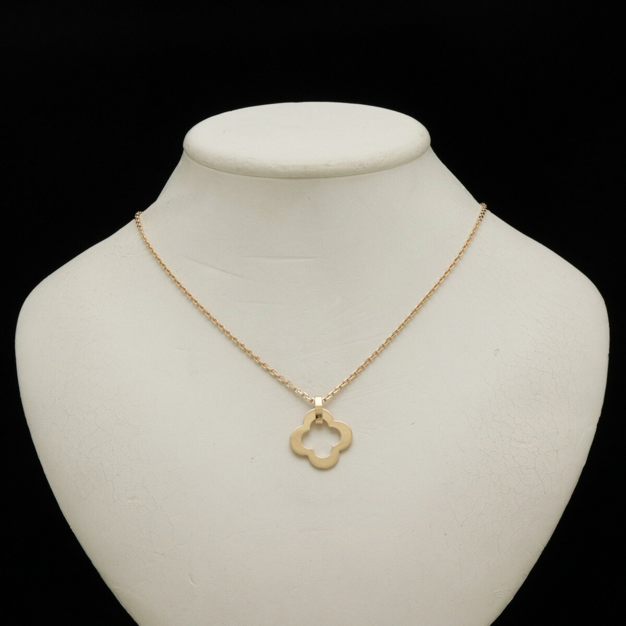 Finished Van Cleef & Arpels Byzantine Alhambra Pendant Necklace K18YG Yellow Gold VCARD38900