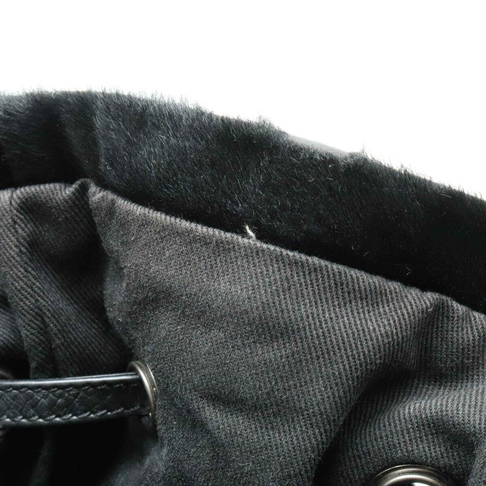 CHANEL Matelasse Tote Bag Shoulder Chain Leather Pony Black A32499