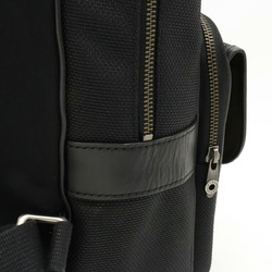 HUNTING WORLD Rucksack Backpack Daypack Nylon Canvas Leather Black