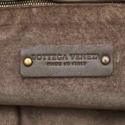 Bottega Veneta Intrecciato Handbag Tote Bag Brown Leather Women's BOTTEGAVENETA