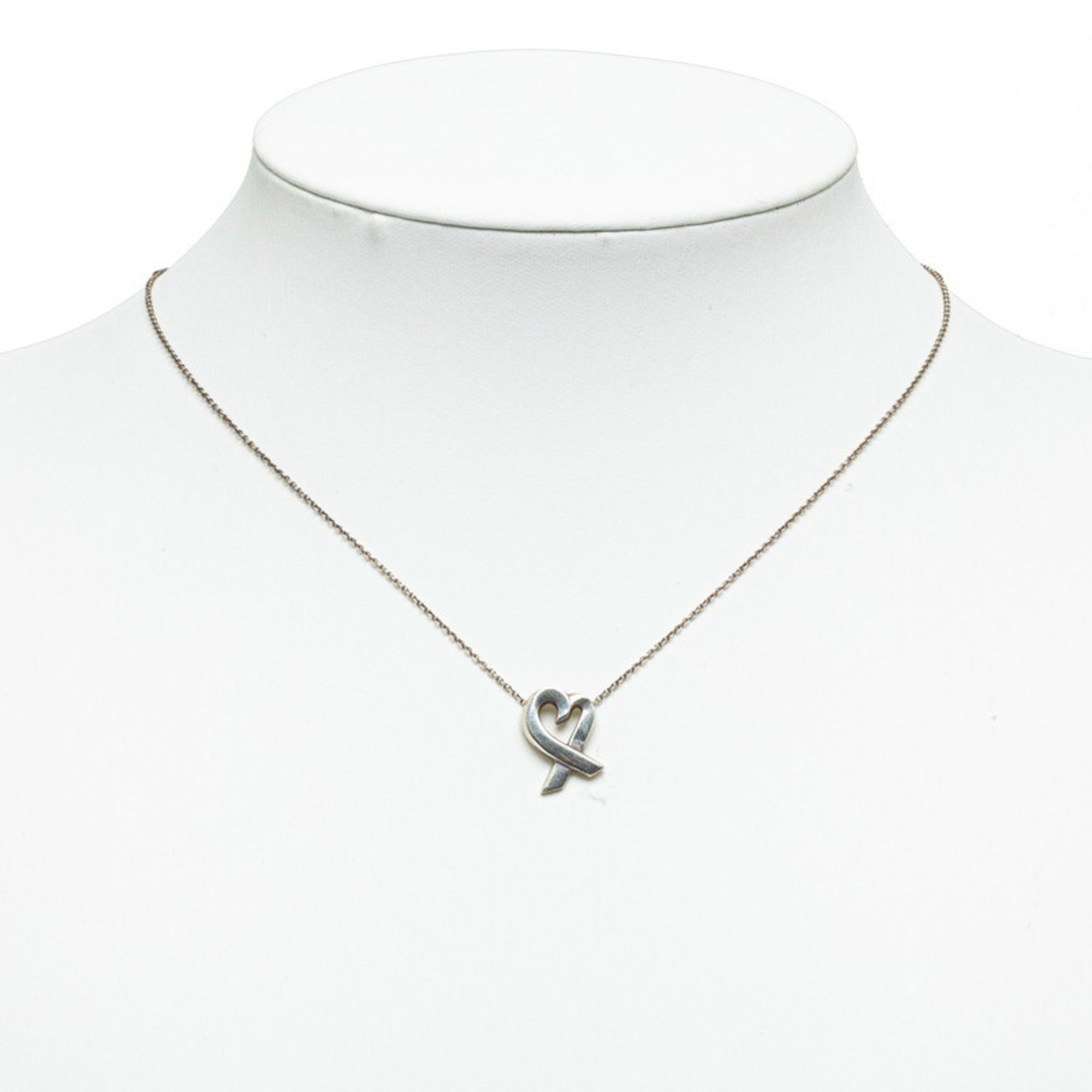 Tiffany Loving Heart Necklace SV925 Silver Women's TIFFANY&Co.