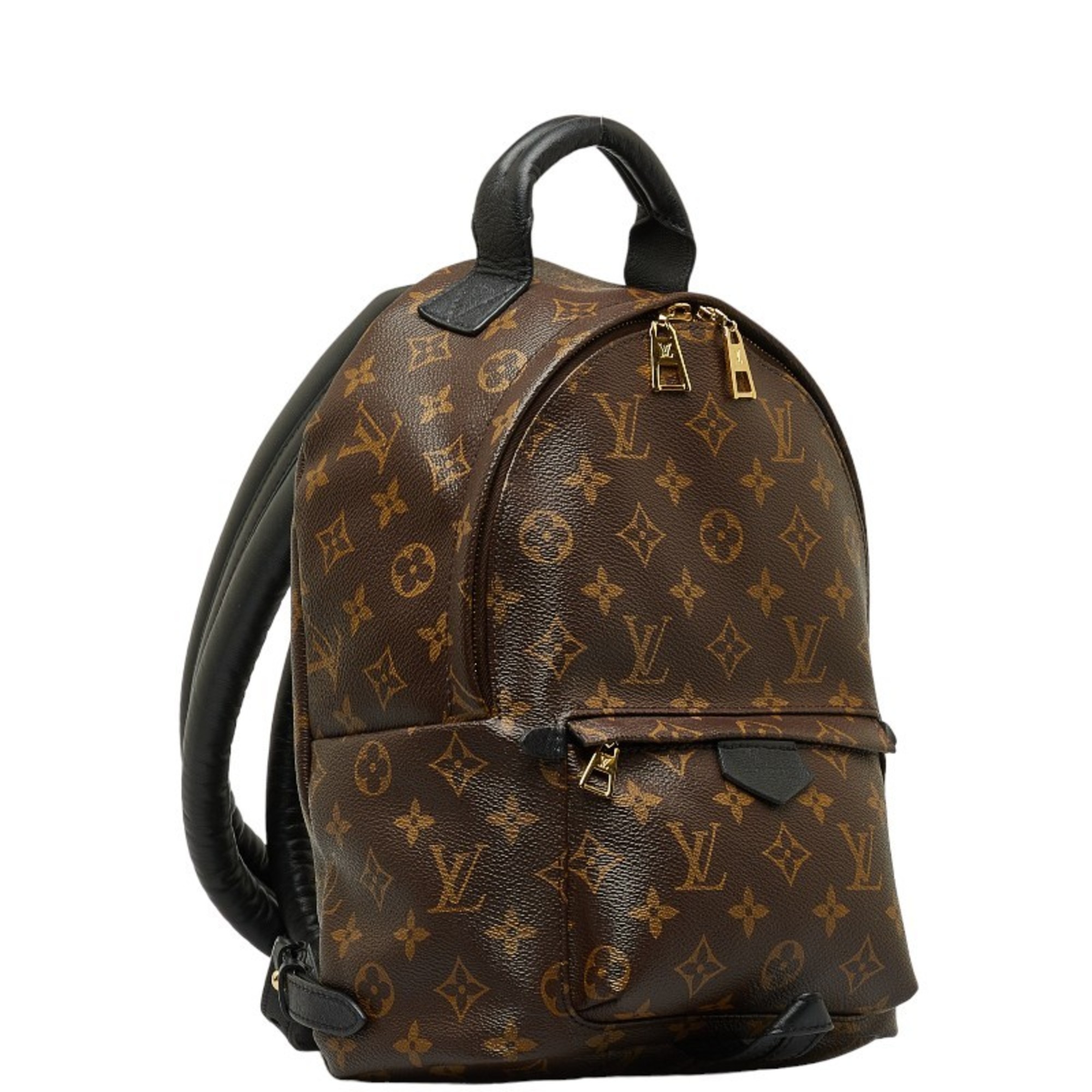 Louis Vuitton Monogram Palm Springs PM Backpack M44871 Brown PVC Leather Women's LOUIS VUITTON