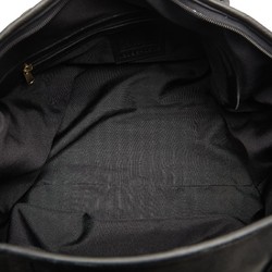 Coach Boston Bag Shoulder 0502 Black Leather Women's COACH