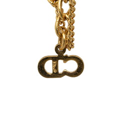 Christian Dior Dior CD Chain Bracelet Gold Plated Women's