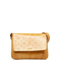 Louis Vuitton Monogram Vernis Thompson Street Shoulder Bag M91008 Yellow Patent Leather Women's LOUIS VUITTON