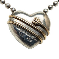 Tiffany Heart Arrow motif necklace, SV925 silver, K18YG yellow gold combination, ladies', TIFFANY&Co.